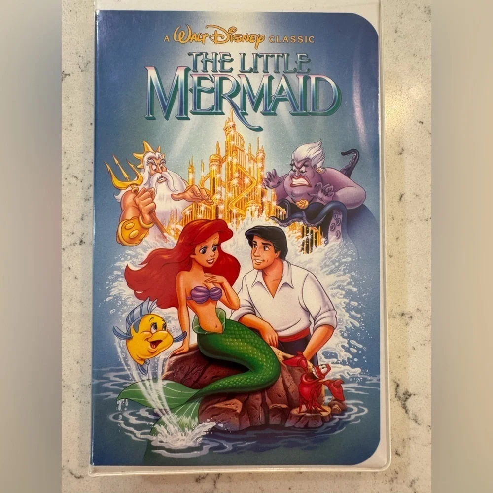 The Little Mermaid (1989) VHS tape **RARE** Black Diamond Edition Banned Cover - Picture 1 of 6